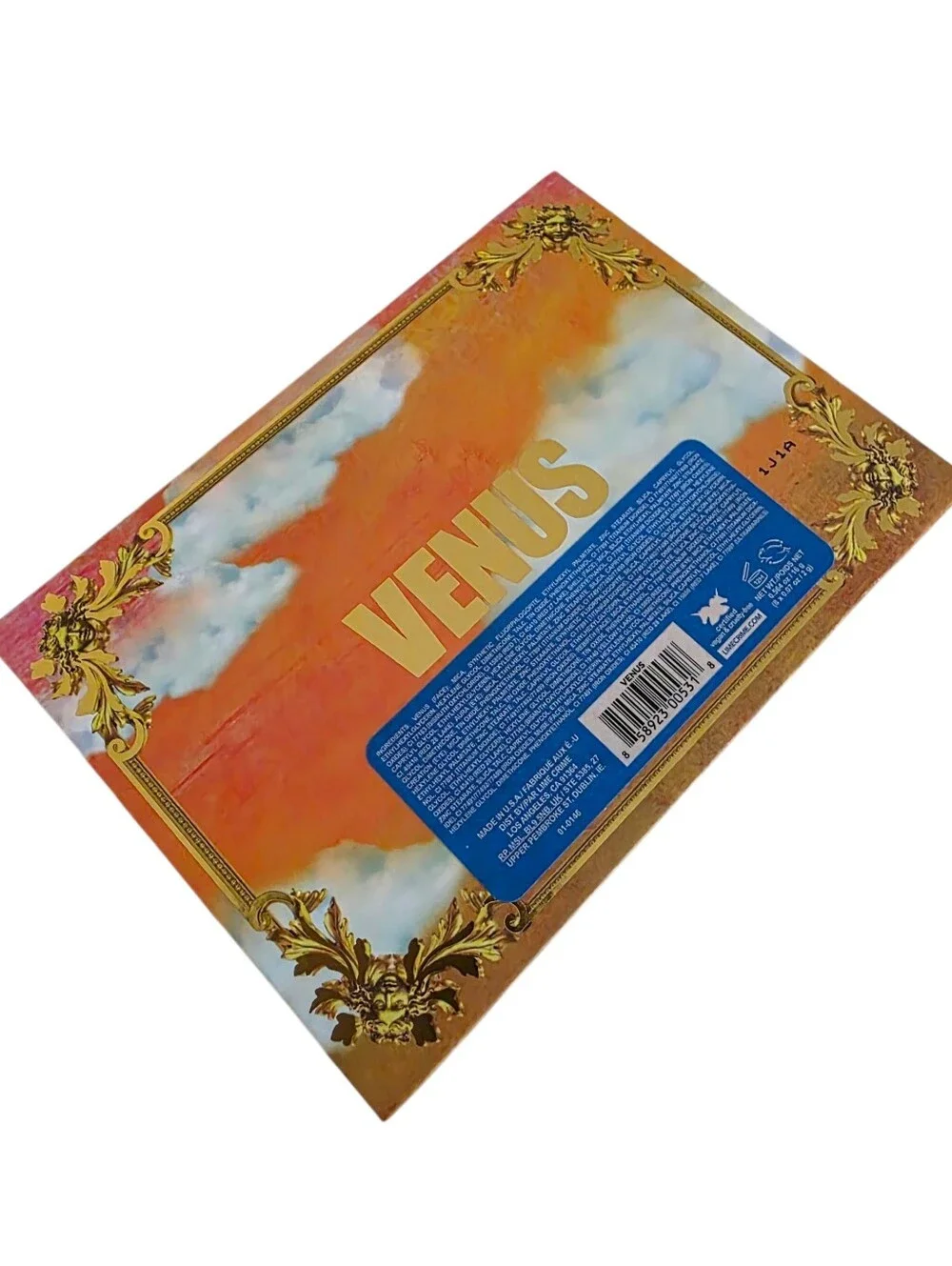 Lime Crime Venus Eyeshadow Palette NEW IN BOX Burgundy Red Coral Fall